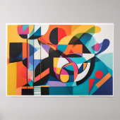 Synthwave Symphony Poster (Voorkant)