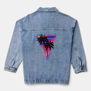 Synthwave Vaporwave Triangle Palm Trees Gradient u