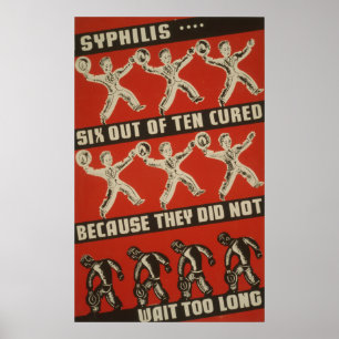 Syphilis 6 op de 10-eurozoneproducten - Poster voo