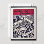 Syphilis en Gonorroe Briefkaart (Voorkant / Achterkant)