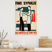 Syphilis Health Poster zoeken (Keuken)