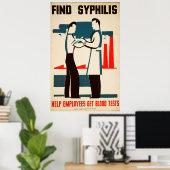 Syphilis Health Poster zoeken (Thuiskantoor)