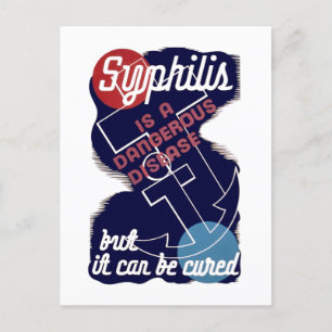 Syphilis is een gevaarlijke ziekte briefkaart