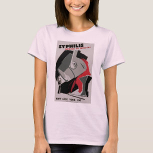 Syphilis ~ Menace naar de industrie T-shirt