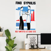 Syphilis Poster zoeken (Thuiskantoor)