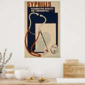 Syphilis WPA Health Poster (Keuken)