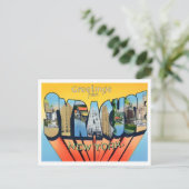 Syracuse, New York  Big Letters Briefkaart (Staand voorkant)