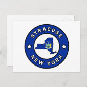 Syracuse New York Briefkaart (Voorkant / Achterkant)