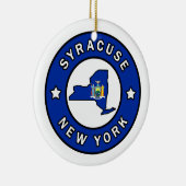 Syracuse New York Keramisch Ornament (Rechts)
