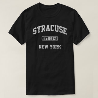 Syracuse New York Ny  State Athletic Style T-shirt