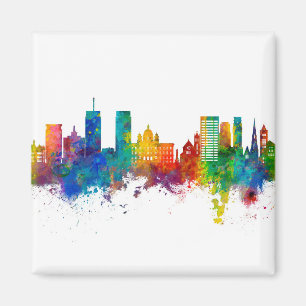 Syracuse New York Skyline Magneet