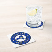 Syracuse New York Vierkante Kartonnen Onderzetter (Insitu)