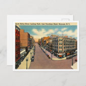 Syracuse NY Salinas St Uitzicht jaren 1940 Briefkaart (Voorkant / Achterkant)
