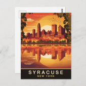 Syracuse, Verenigde Staten, Reizen Briefkaart (Voorkant / Achterkant)