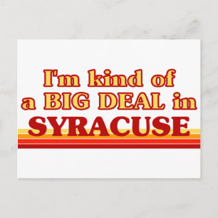 SYRACUSEaI is een soort GROTE DEAL in Syracuse Briefkaart