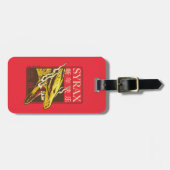 Syrax New Year | 新年快乐 Bagagelabel (Voorkant horizontaal)