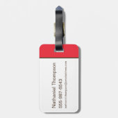 Syrax New Year | 新年快乐 Bagagelabel (Achterkant verticaal)