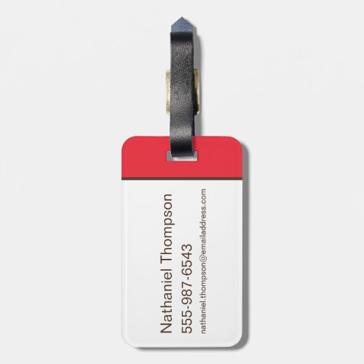 Syrax New Year | 新年快乐 Bagagelabel (Achterkant verticaal)