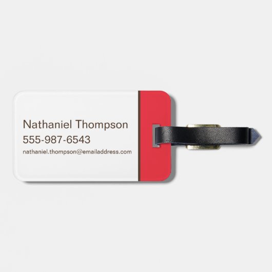 Syrax New Year | 新年快乐 Bagagelabel (Achterkant horizontaal)