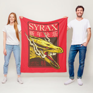 Syrax New Year   新年快乐 Fleece Deken
