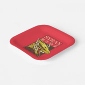 Syrax New Year | 新年快乐 Papieren Bordje (Gebogen)