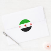 syria ronde sticker (Envelop)