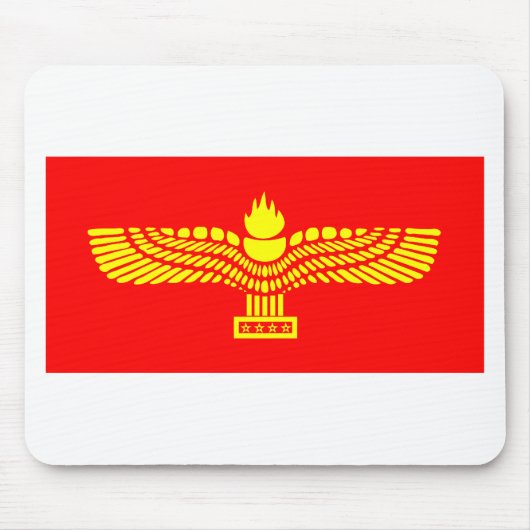 Syriac Aramaic Flag Muismat (Voorkant)