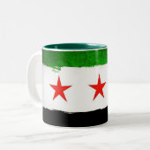 Syrian Flag Ceramic Mug (Devant gauche)