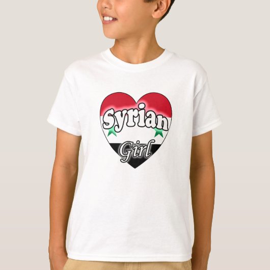 Syrian Girl T-shirt (Voorkant)