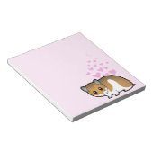Syrian Hamster Love Notitieblok (Schuin)
