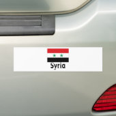 Syrië Bumpersticker (Op auto)