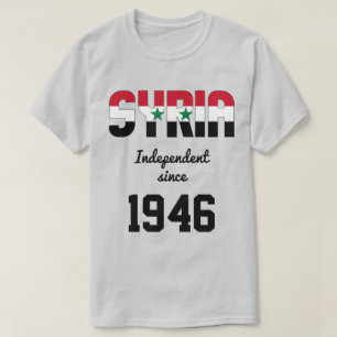 Syrië Flag Independence Celebration T-shirt