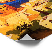 SYRIE LIBANON OCEAN TOURISME VINTAGE VOYAGE POSTER (Coin)