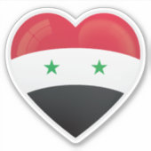 Syrië Liefde Icon Sticker (Voorkant)