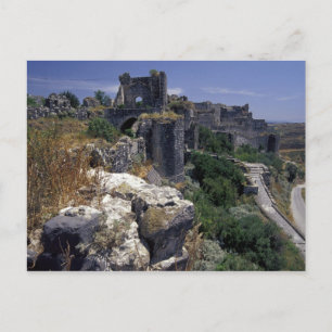 Syrië, Marqab-kasteel, Kruisvaarderskasteel gelege Briefkaart
