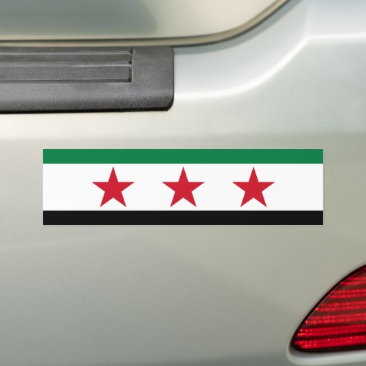 syrië oppositie bumpersticker (Op auto)