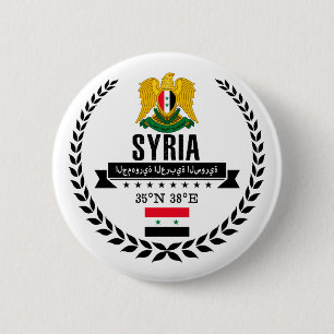 Syrië Ronde Button 5,7 Cm