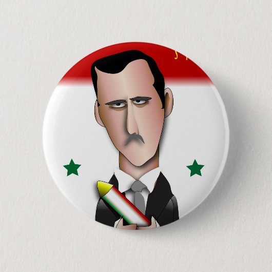 Syrië Ronde Button 5,7 Cm (Voorkant)