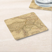 Syrië Vierkante Kartonnen Onderzetter (Schuin)