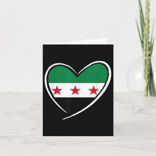 Syrië Vlag Hart Syrische Mannen Vrouwen Kinderen J Kaart