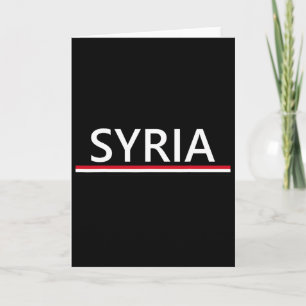 Syrië Vlag Sport Voetbal Athletic Jersey Kaart