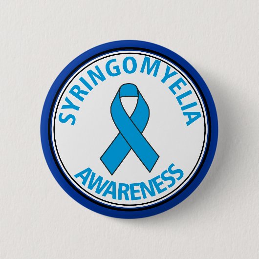 Syringomyelia Awareness Ribbon Button (Voorkant)