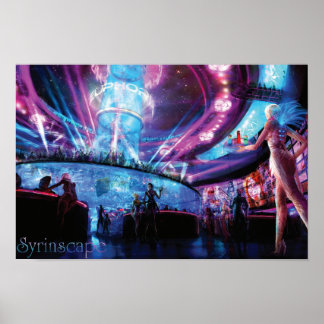 Syrinscape Cyberpunk Disco Poster