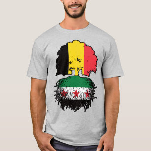 Syrische Belgische wortels en kroonboom T-shirt