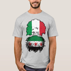 Syrische Italiaanse wortels en kroonboom T-shirt