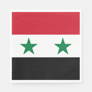 Syrische oude vlag servet