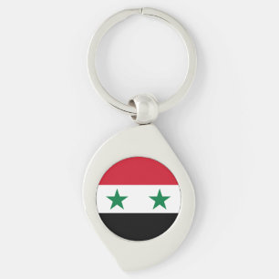 Syrische oude vlag sleutelhanger