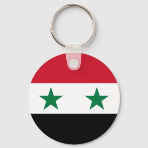 Syrische oude vlag sleutelhanger