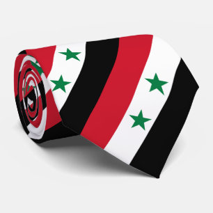 Syrische oude vlag stropdas