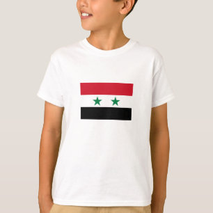 Syrische oude vlag t-shirt